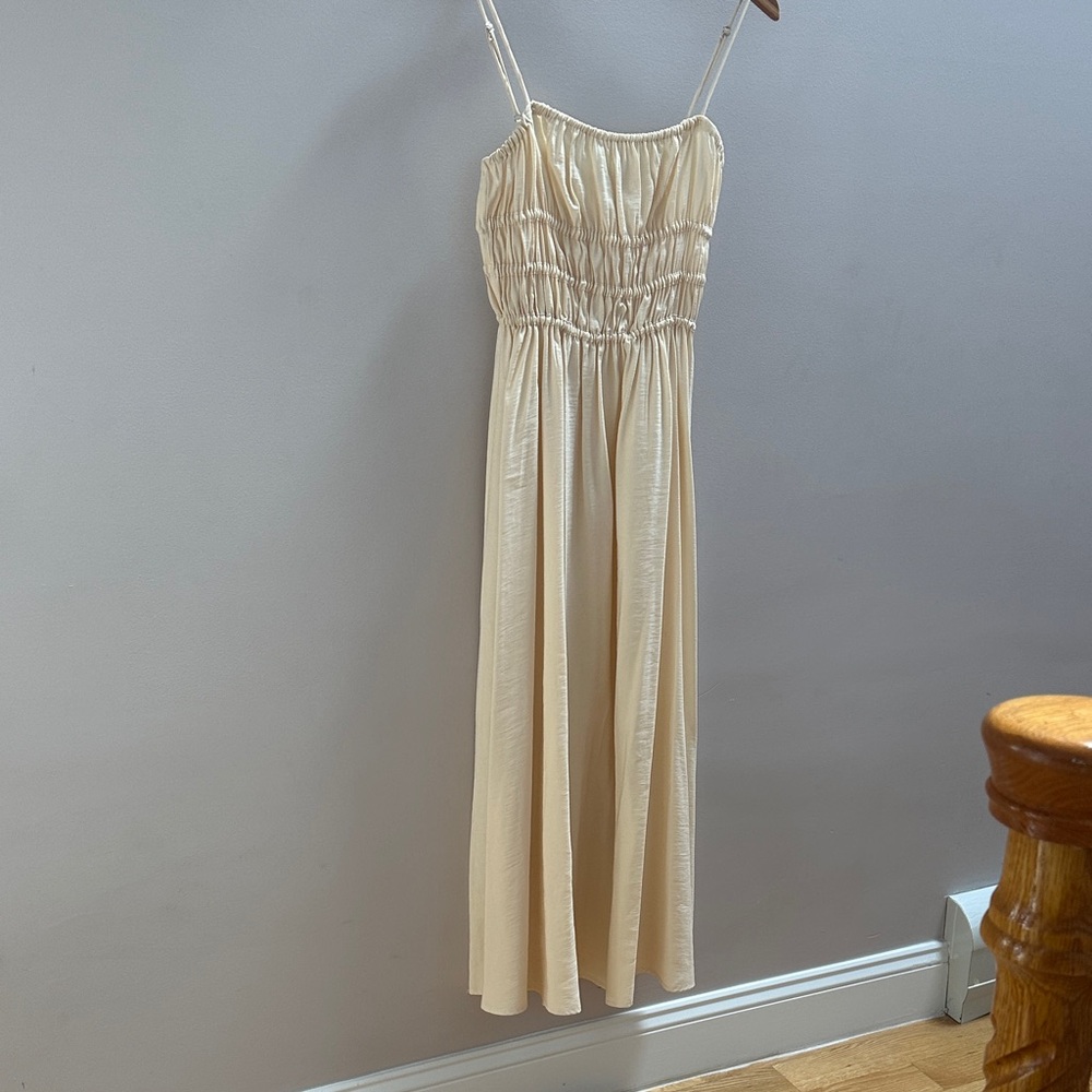 Zara Cream Midi Dress